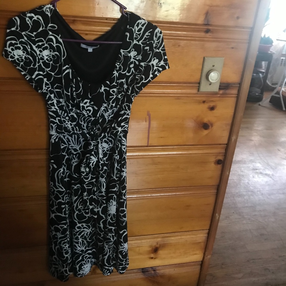 Black and White Mosaic Dress